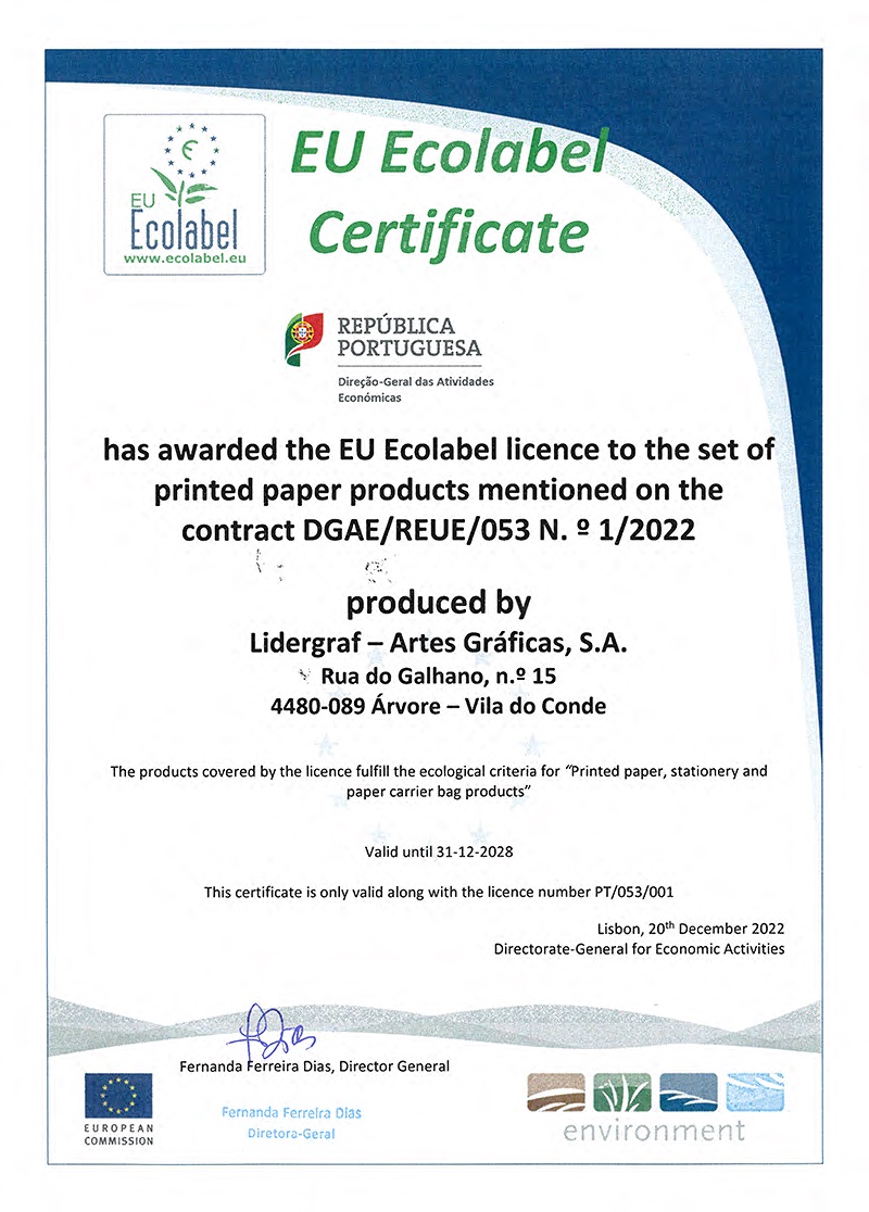 Ecolabel Lidergraf